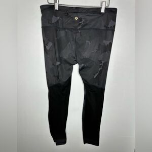 Lululemon All You Need Tight *Full-On Luxtreme Blue Black Camo Sz 10